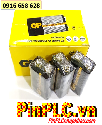 COMBO 1 HỘP 10viên Pin vuông 9v GP SUPERCELL 1604S Super Heavy Duty _Giá chỉ 99.000đ/HỘP